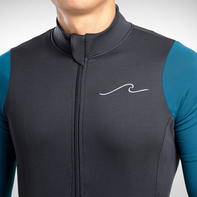 Jersey Manga Larga Azul