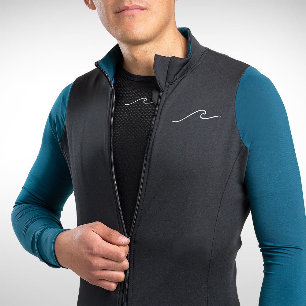 Jersey Manga Larga Azul