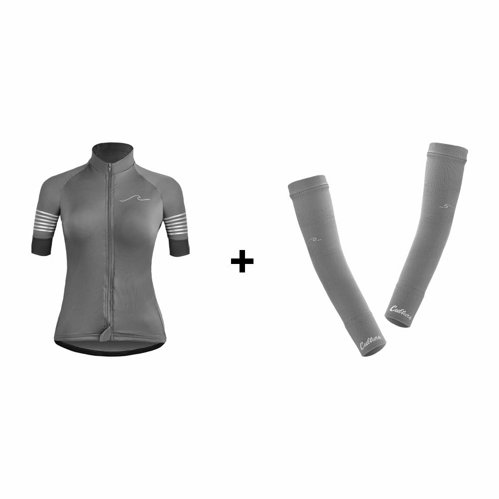 Jersey Gris  para mujer+ Manguilla Gris